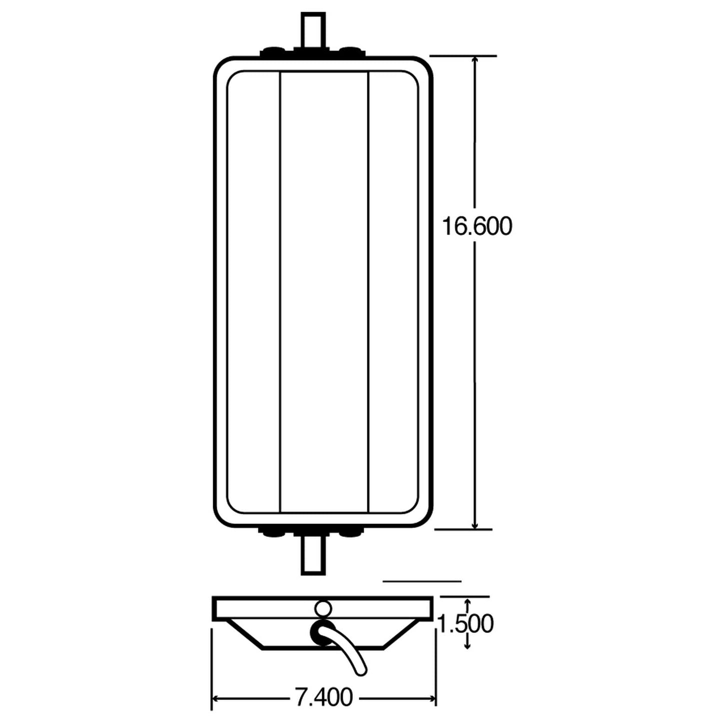 Truck-Lite (97809 Mirror