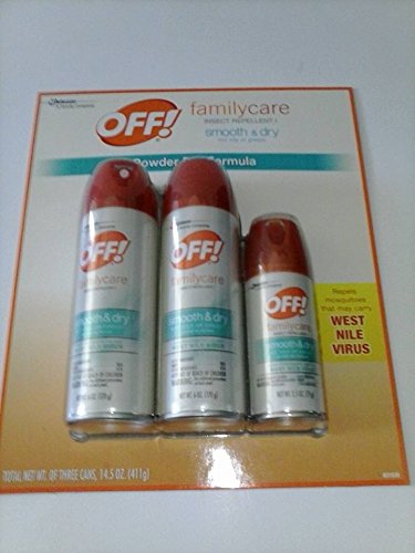 Off! Smooth & Dry Insect Repellent - Smooth & Dry (3 Pack/ 2-6oz and 1-2.5 oz)