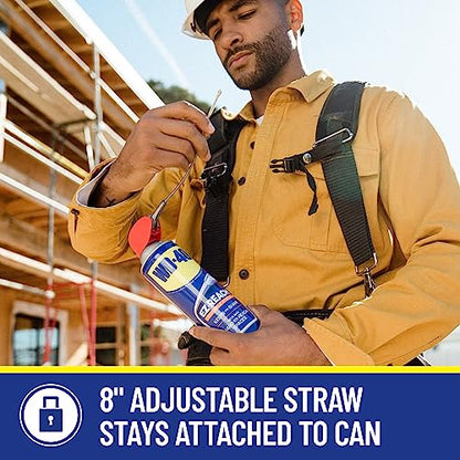 WD-40 Original Forumla, Multi-Use Product, EZ-REACH Flexible Straw, 14.4 OZ [6-Pack]