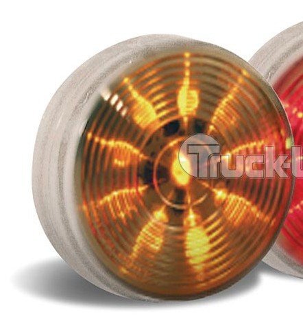 Truck-Lite 3051A Marker, Clearance LED 2'' Round Amber