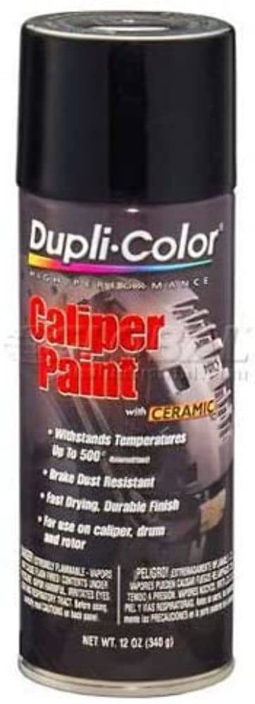 Dupli-Color Caliper Aerosol Paint Black 12 Oz. Aerosol - Lot of 6