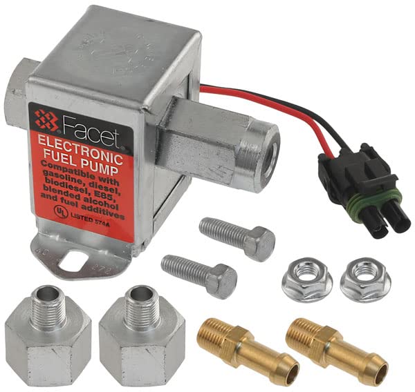Facet 40273N, Facet Cube 12 volt Pump Kit for GM/GMC, 1/8 NPT, 9-11.5 psi