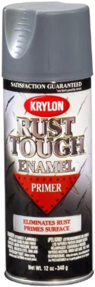 12 Oz Gray Primer Rust Tough Aerosol Spray Paint Primer 9205