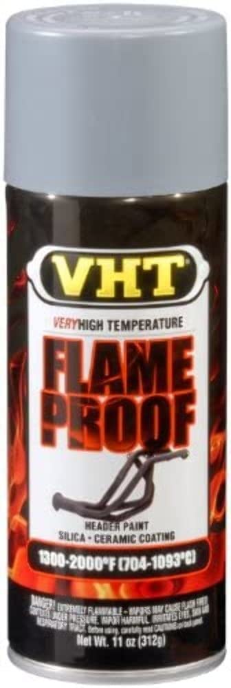 Vht Extreme High Temperature Coating Flat Gray Primer 11 Oz. Aerosol - Lot of 6