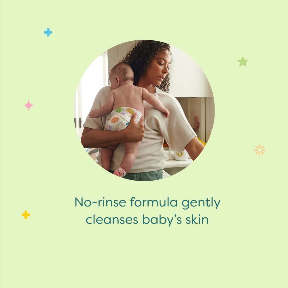 Babyganics Infant No-Rinse Micellar Cleanser, 5 Fl Oz (Pack of 2)