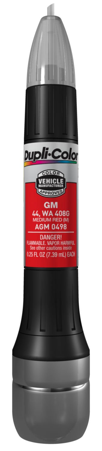 Dupli-Color AGM0498 Metallic Medium Red General Motors Exact-Match Scratch Fix All-in-1 Touch-Up Paint - 0.5 oz.