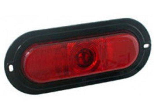 Truck-Lite 81161 1-led Super-66 Oval Stop/turn/tail Lamp W/flange, Red