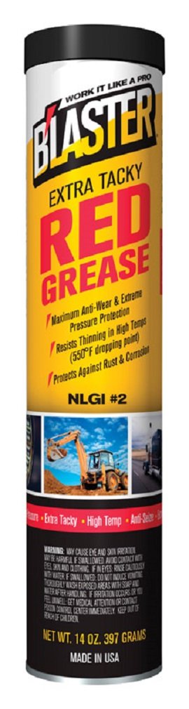 B'laster GR-14C-HTR Extra-Tacky Grease, 14 oz, Multi