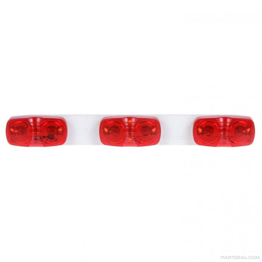 TRUCK-LITE 26 SERIES WHITE LIGHT BAR RED LENSES 1216