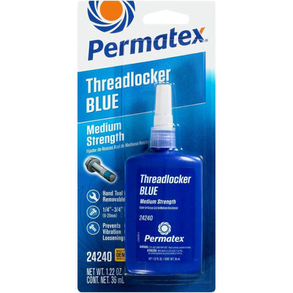 Permatex 24200 Medium Strength Threadlocker Blue, 6 ml