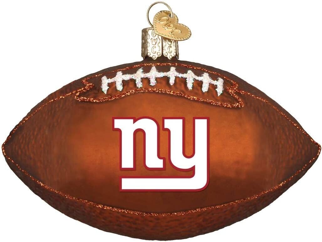 Old World Christmas New York Giants Football Ornament For Christmas Tree
