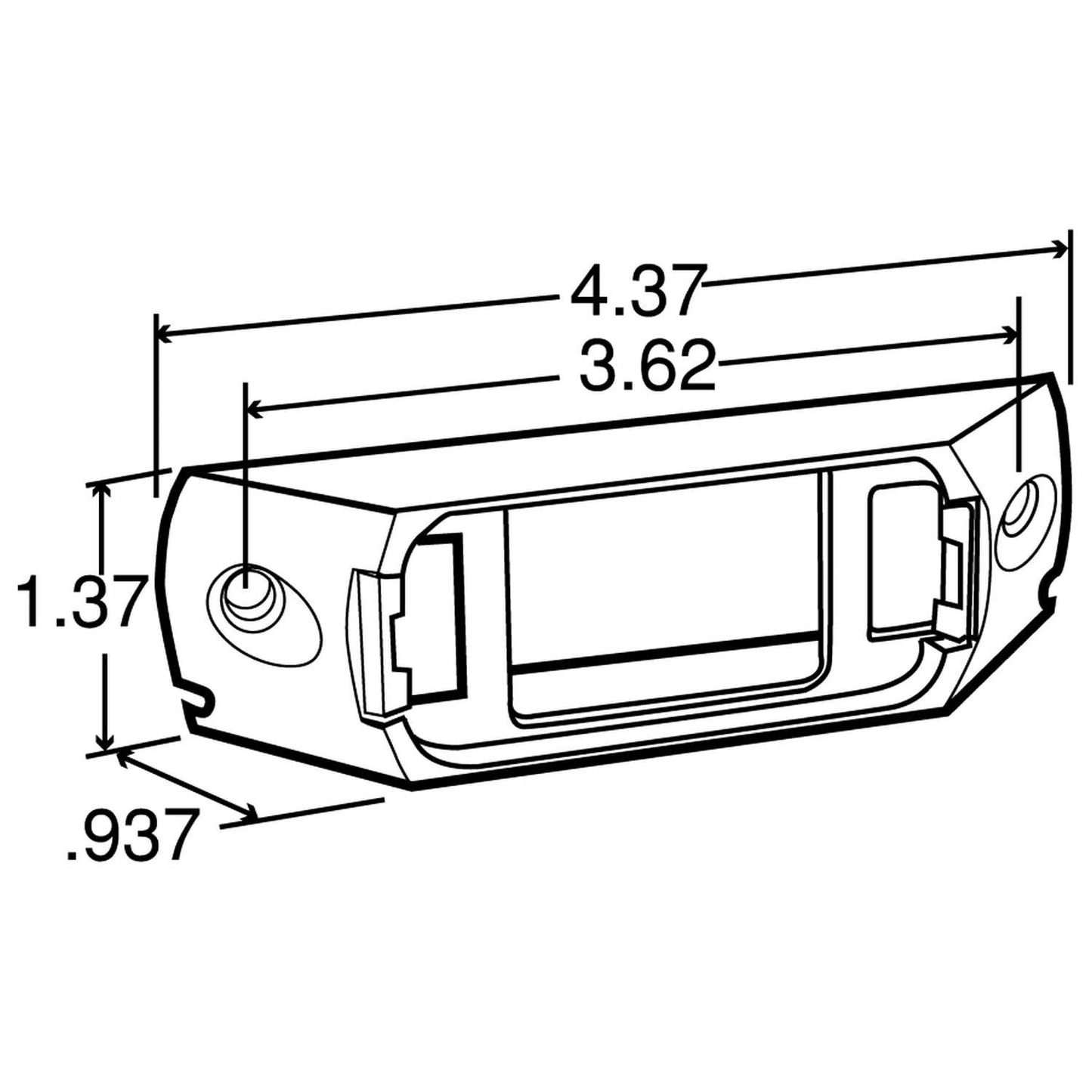 Genuine Truck-Lite Mount Kit - 15414