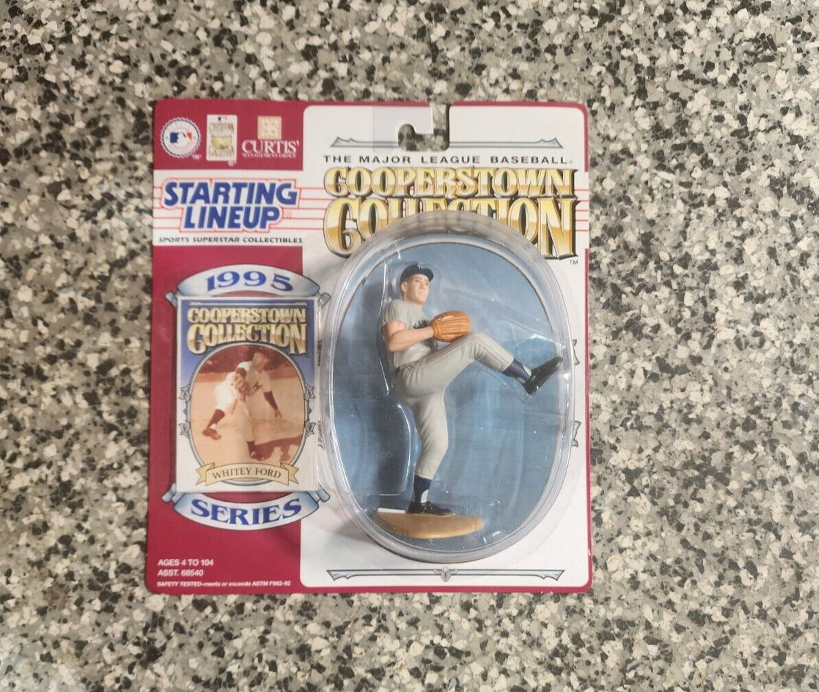 1995 Kenner Starting Lineup Whitey Ford Cooperstown Collection Baseball Figure