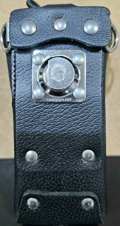 Caseguys (KW6080-3BWD) Hard Leather Two Way Radio Swivel Case Holder Holster