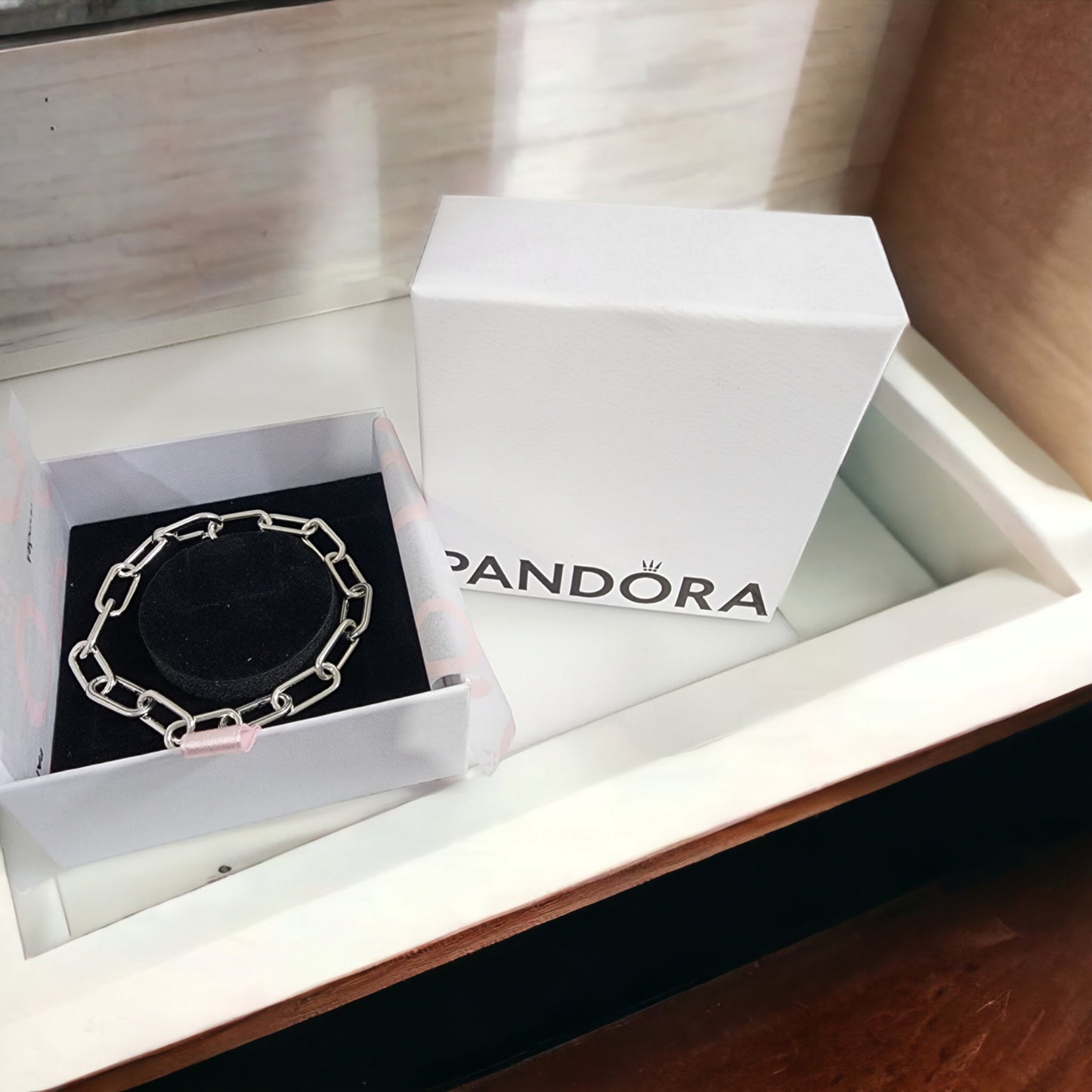 Authentic NEW PANDORA Me 925 Silver Link Chain Bracelet 599588C00-1 w/Gift Box