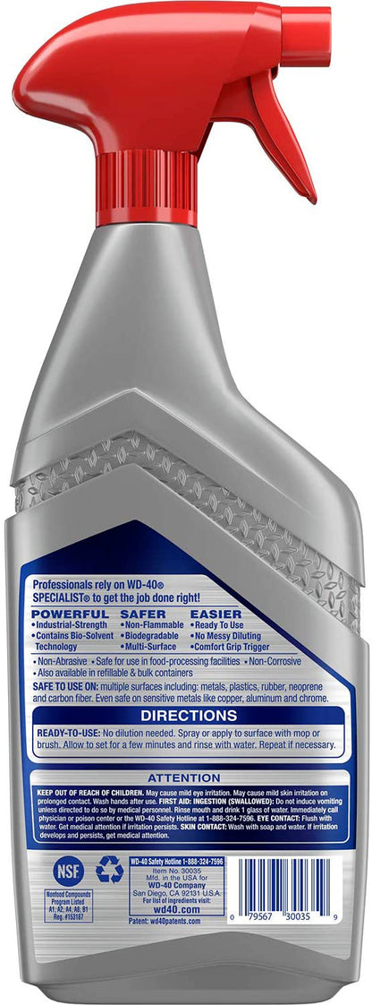 WD-40 - 30035 Specialist Cleaner & Degreaser, 32 OZ [Non-Aerosol Trigger]