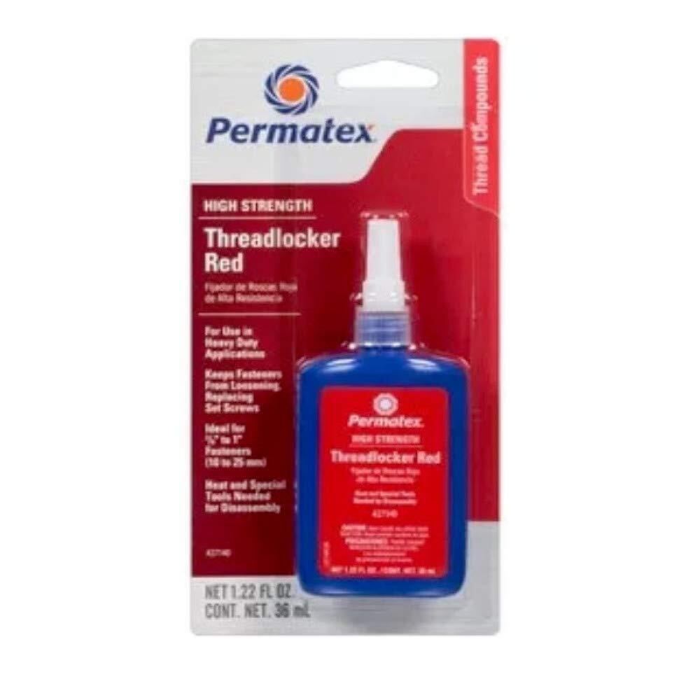 Permatex 27140 6-Piece 36 ml Hi-Strength Threadlocker Red Set – The ...