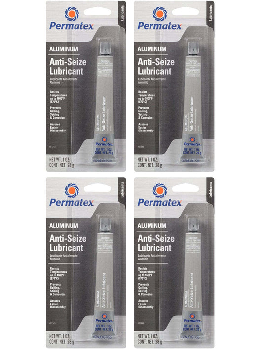 Permatex 81343 Anti-Seize efhba Lubricant, 1 Ounce Tube (4 Pack)