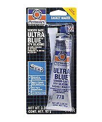 Permatex 81724 Ultra Blue Multipurpose RTV Silicone Gasket Maker - 3.35 oz Tube