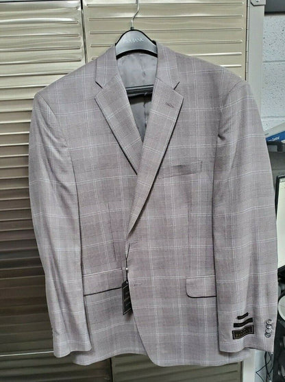 Reserve Collection Traditional Fit Glen Plaid Sportcoat  #13R3