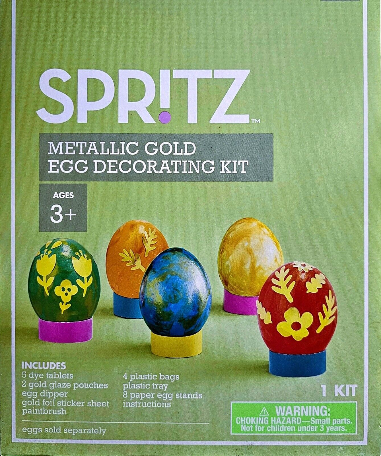 Spritz Metallic Gold Easter Egg Decorating Kit