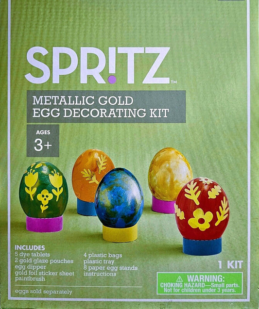 Spritz Metallic Gold Easter Egg Decorating Kit