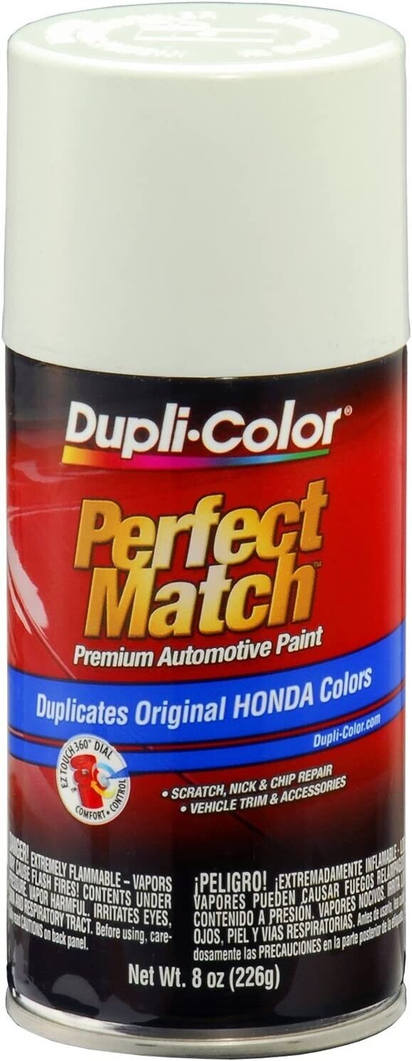 Duplicolor BHA0978 For Honda Code NH578 Taffeta White 8 oz. Aerosol Spray Paint