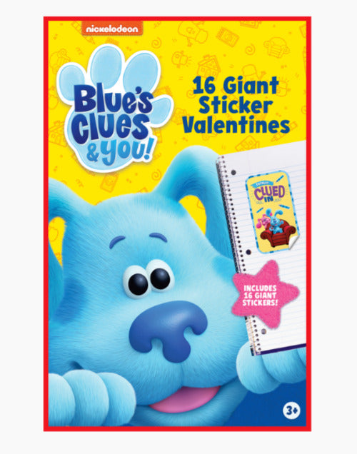 Blue's Clues and You Valentine Cards with Stickers (Box of 16)