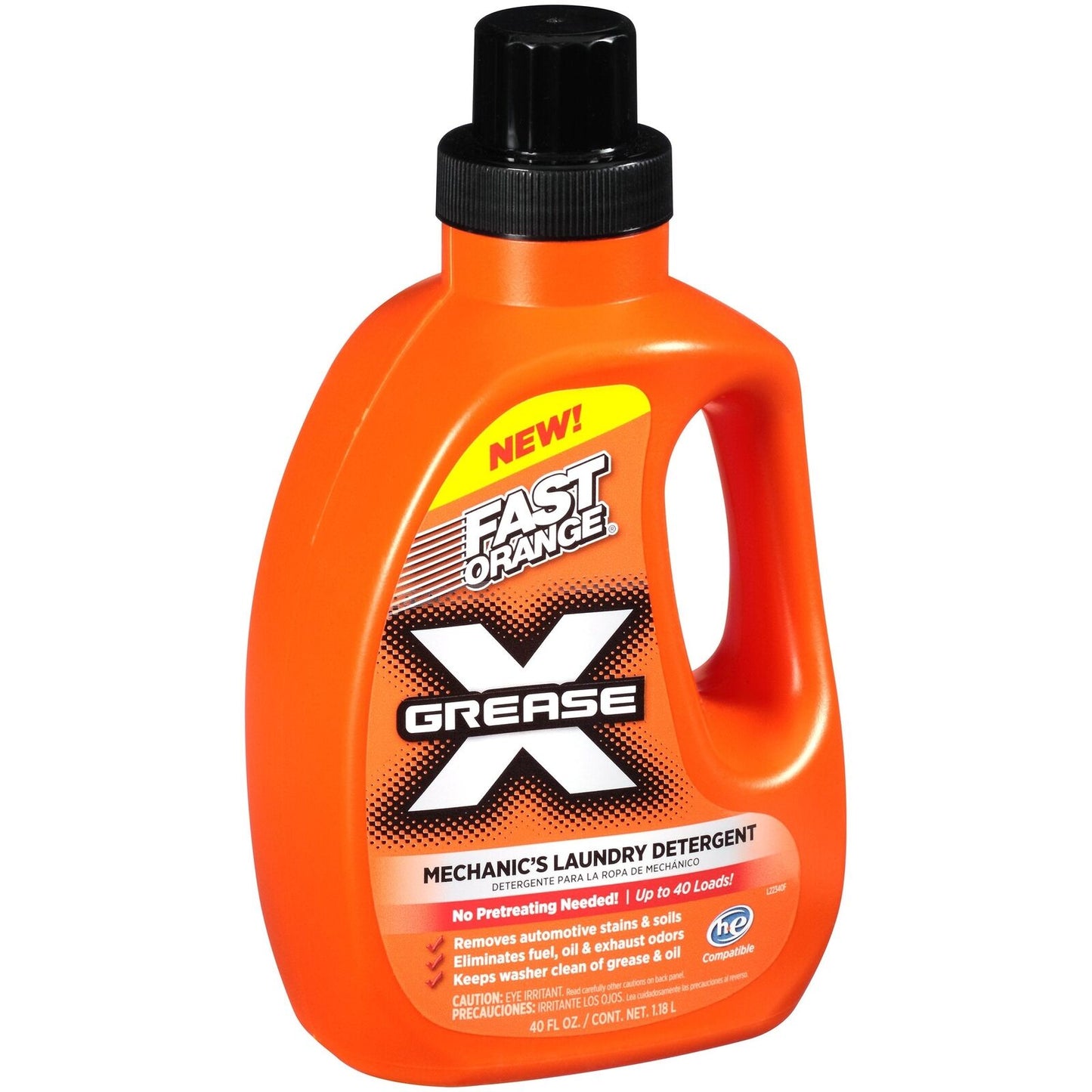 Fast Orange 22340 Grease X Mechanics Laundry Detergent For Oil, Grease, Automot