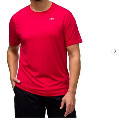 Reebok Men's Short Sleeve Speedwick Tech Style Active Tee Size ,XXL Vector Red