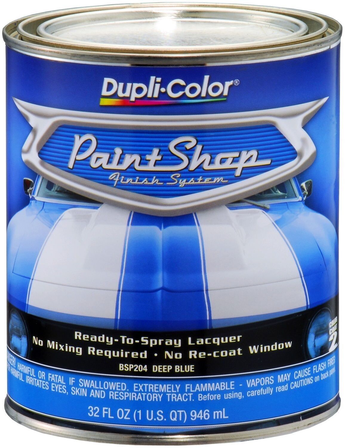 Doaaler(TM) Dupli-Color Paint BSP204 Shop Finish System Base Coat Deep Blue Met