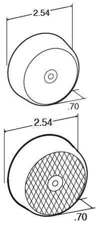 Truck-Lite Red Red, 10 Series 2-1/2'' Marker & Clearance Grommet Kit Pack of 10