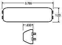 Truck-Lite Model 19 Utility Lamp, Clear