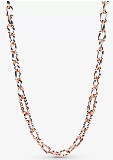 AUTHENTIC Pandora ME Rose Gold Link Chain Necklace (389685C00-50) w/ Gift Box