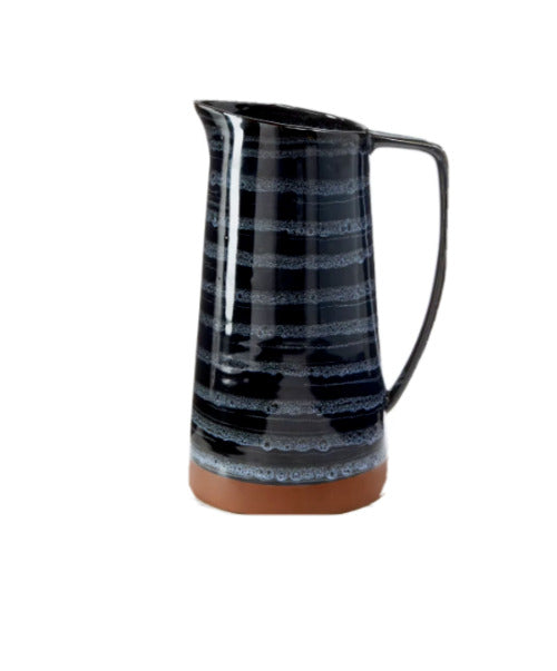 Lucky Brand Blue Wash Pitcher Black NWT