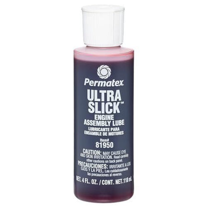 Permatex 81950 Ultra Slick Engine Assembly Lube, 4 oz. , Red