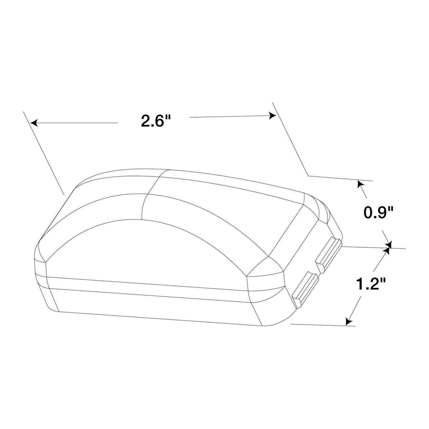 Truck-Lite 1560A Yellow 3 Diode LED Marker/Clearance Lamp