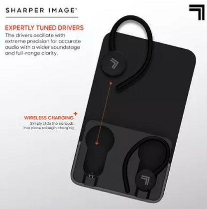 Sharper Image Soundhaven Sport True Wireless Earbuds & Charging Case (1015791)