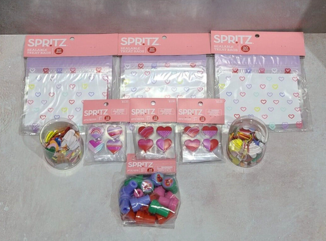 Spritz Heart Sticker/ Craft Bundle
