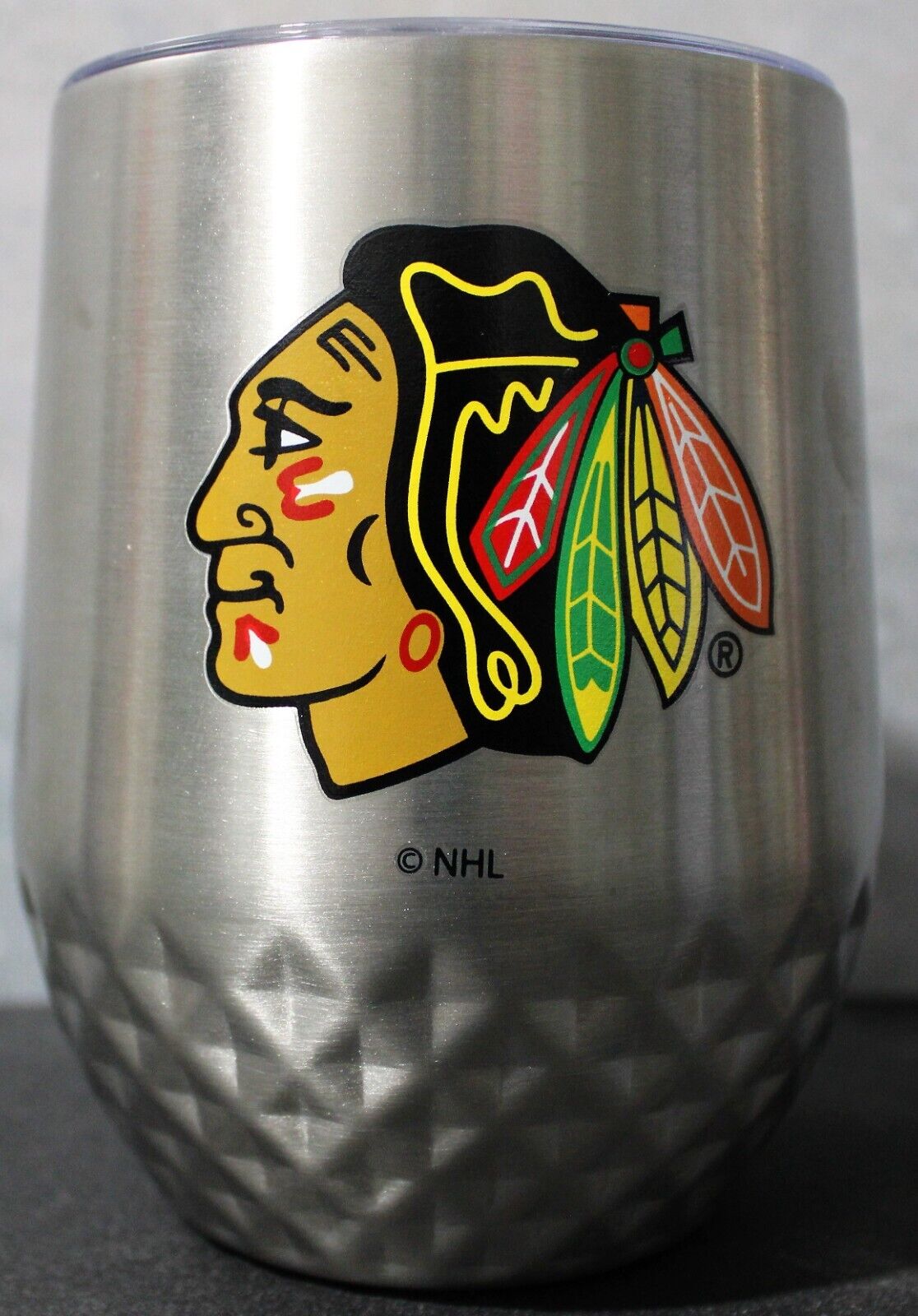 Chicago Blackhawks Stainless Steel Diamond 12oz. Tumbler