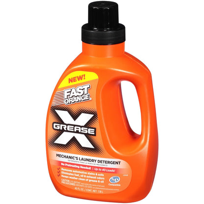 Fast Orange 22340 Grease X Mechanics Laundry Detergent For Oil, Grease, Automot