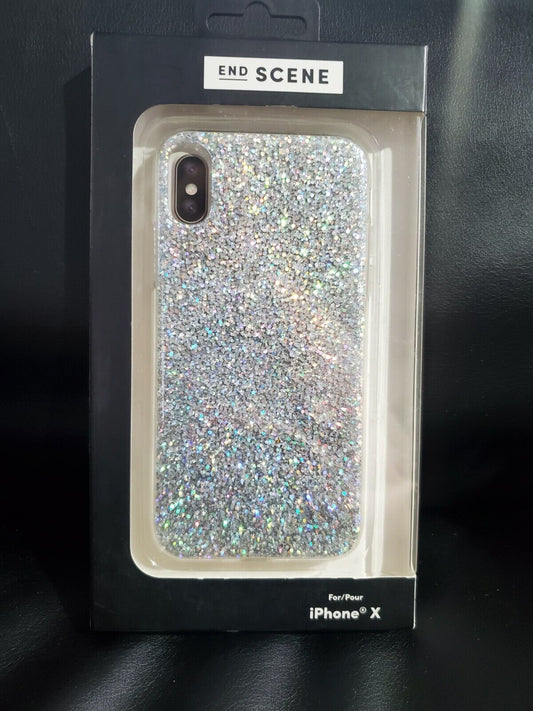 End Scene Glitter iPhone X Case