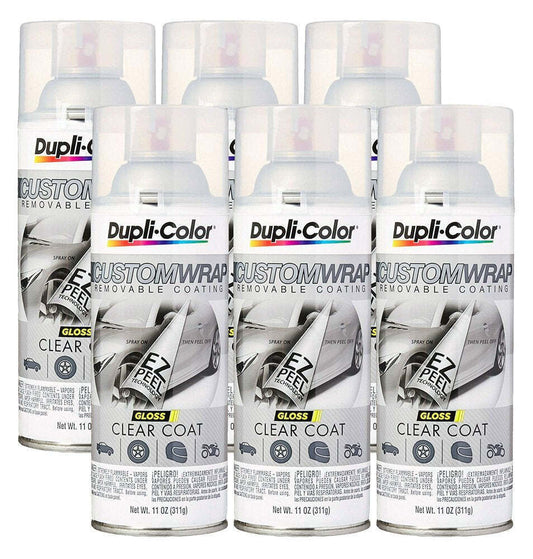 Dupli-Color Clear Coat Custom Wrap 11 oz. - (6 Pack)