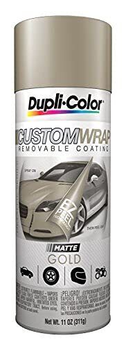 Dupli-Color ECWRC8330 Custom Wrap Removable Metallic Coating, Gold, 11 oz.