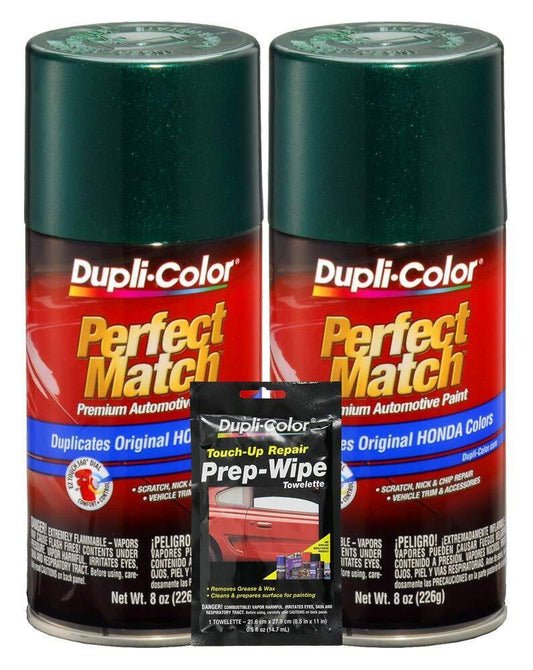 Dupli-Color Clover Green Pearl Exact-Match Automotive Paint - 8 oz, Bundles Pre