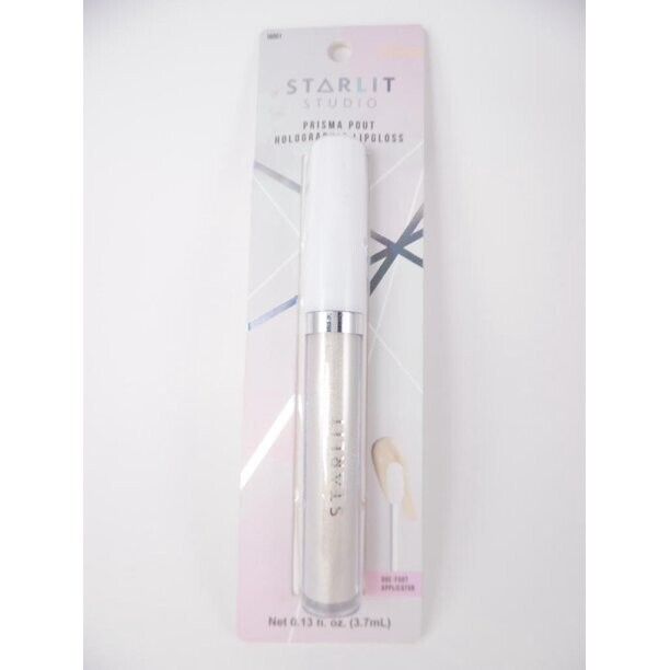 Set Of 2 Starlit Studio Prisma Pout Holographic Lipgloss Cloud 9 0.13oz Ea New