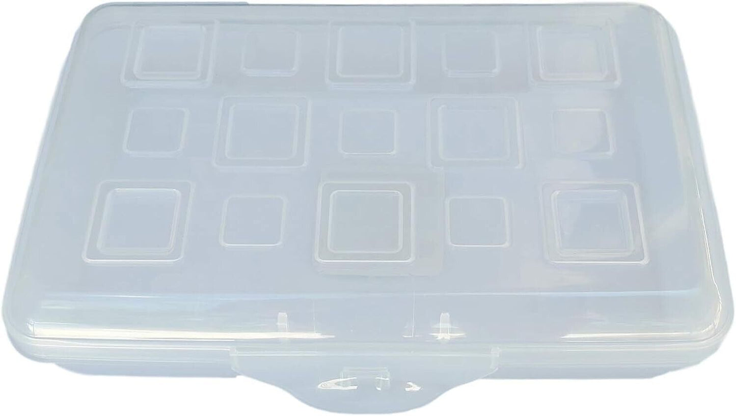 Sterilite Pencil Box with Splash Tint Lid (Clear)