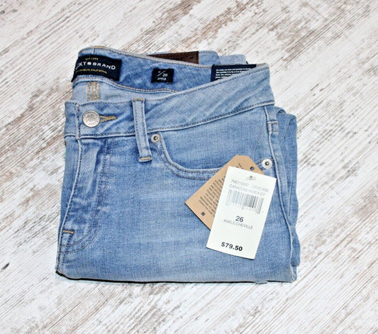 Lucky Brand Women's Canadian Wash Cut Hem Lolita Skinny Jeans, 26 NWT!!!