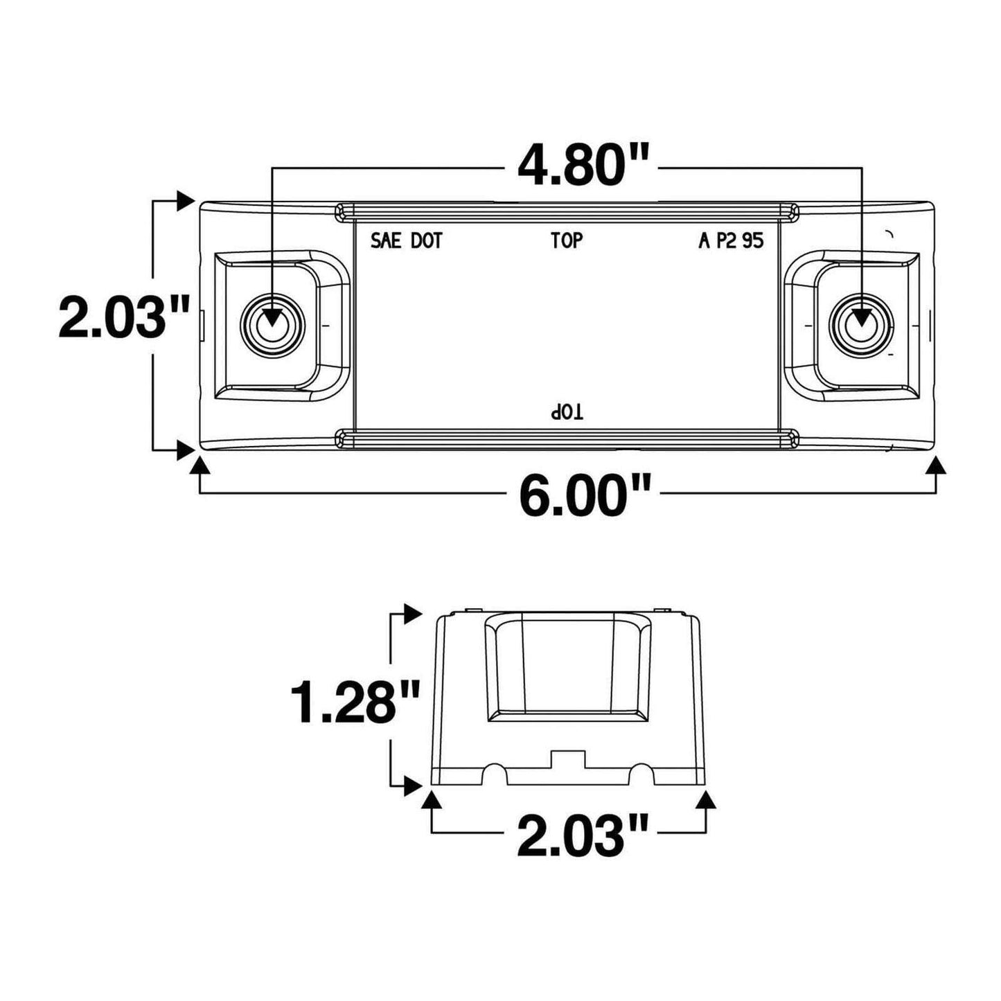 Truck-Lite (21880Y) Marker/Clearance Lamp