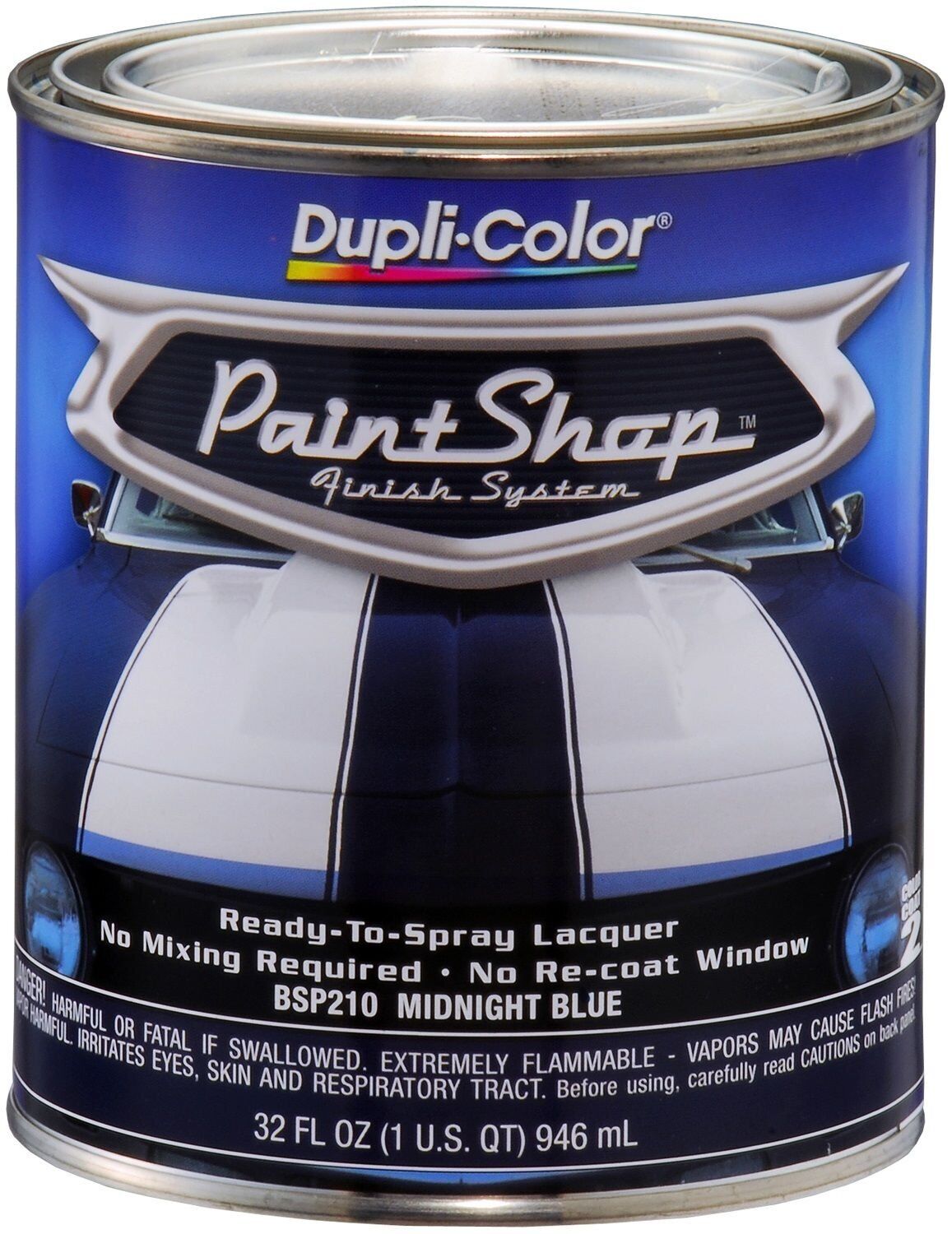 Doaaler(TM) Dupli-Color Paint BSP210 Shop Finish System Base Coat Midnight Blue